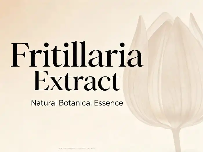 Fritillaria Bulb Extract Powder: Uses, Benefits & Quality